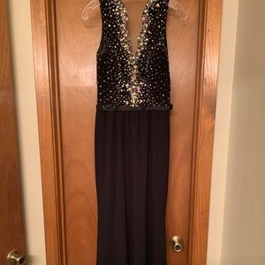 Jovani black formal gown